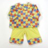 Ensemble sweat shirt et pantalon multicolore pour bébé fille ou garçon