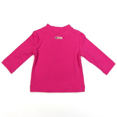 Dos de tee shirt bébé fille 2 ans rose fuchsia