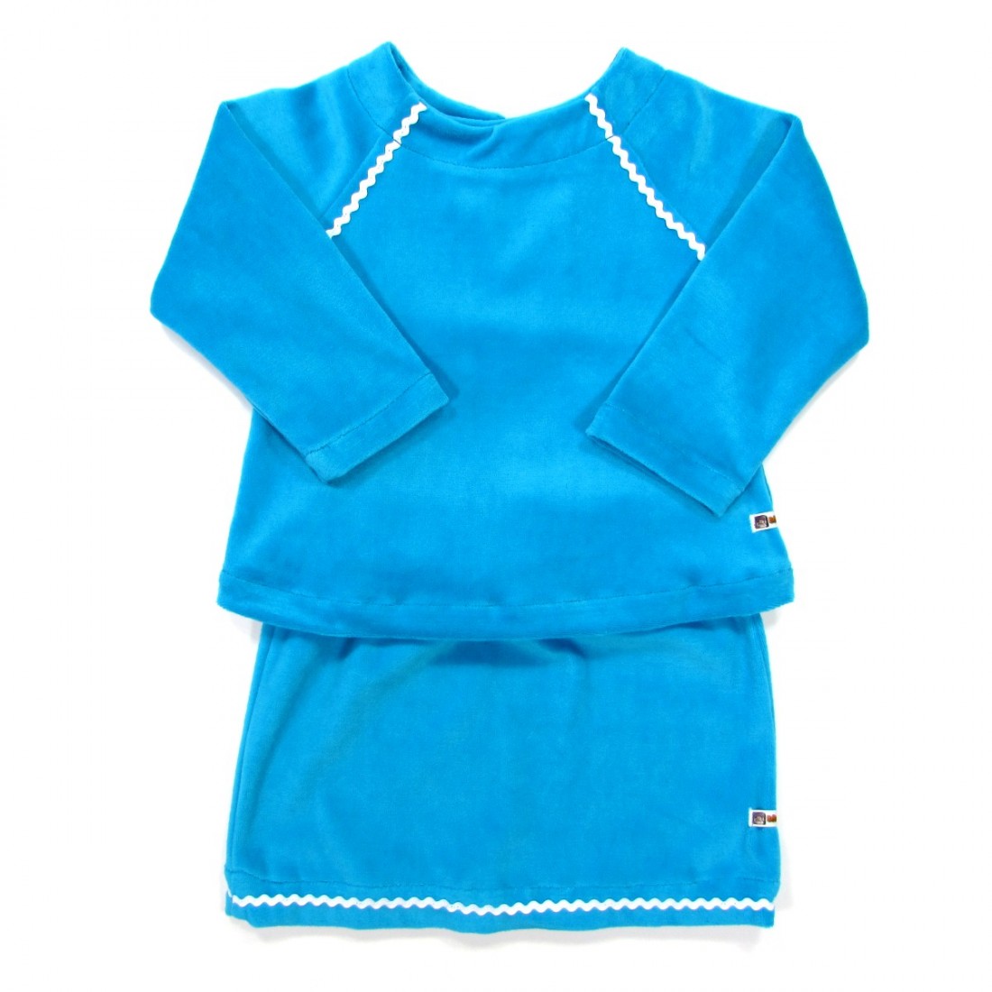 Ensemble turquoise pour bébé fille 24 mois