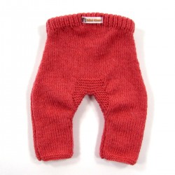 Pantalon bébé fille prématurée vue de dos, avec sa forme boule pour le confort