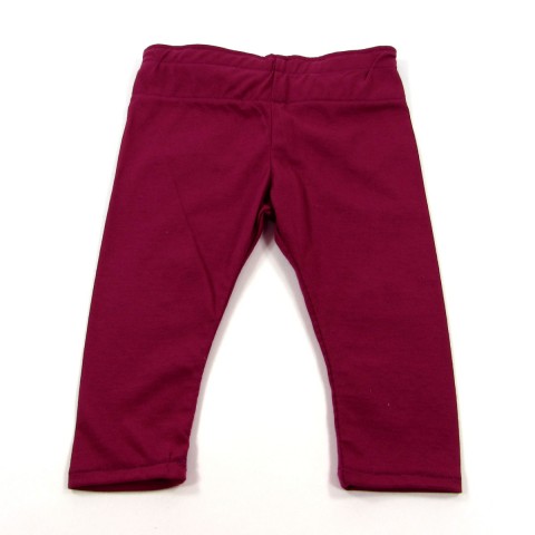 Legging jersey coton violine pour  bébé fille 9 mois