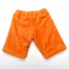 Pantalon de dos en peluche orange pour bébé fille créé par bebe-reveur-handmade