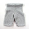 Pantalon bébé garçon prématuré en tricot gris perle