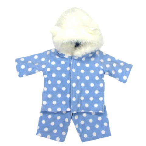 Manteau à capuche avec oreilles bébé garçon fourrure et polaire