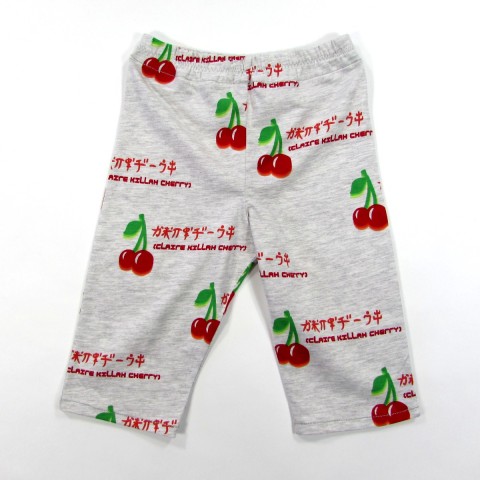 Pantalon bébé fille motif cerises