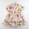 Robe printemps bébé fille fleurs et coccinelles