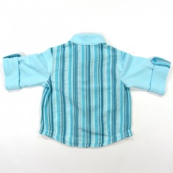 Chemise bébé garçon col droit