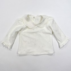 Blouse blanche bébé fille 18 mois