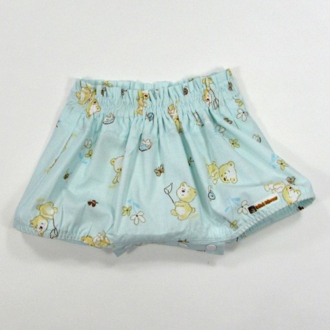 Culotte bouffante bleu ciel bébé garçon 1 mois